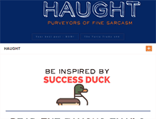 Tablet Screenshot of haught.com.au